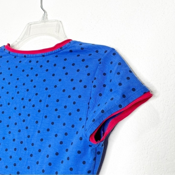 Boden Casual Jersey Surplice Polkadot Dress - Picture 8 of 10